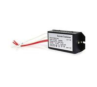 Garosa Convertidor de Voltaje de Transformador Electrónico de 12 V, Diseño Compacto para Lámparas Halógenas, Controlador de Fuente de Alimentación de 20-160 W con Funciones Regulables y Control