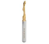 Garosa Cortador de Fresado de una Sola Flauta Fin de Acero de Alta Velocidad Procesamiento de Aluminio CNC Remoción de Chips Lisos de Tierra de TI con Recubrimiento con Grados