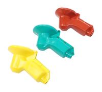 Garosa Cubierta de Aislamiento de Terminal de Descargador de Alto Voltaje, Tapa Protectora de Goma de Silicona para Equipos de Transformador de 10 KV, Juego de 3 Piezas con Fácil Instalación para