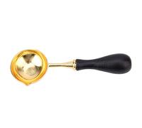 Garosa Cuchara de Cera de Sellado Cuchara de Fusión Kit de Sellado de Cera Sellado de Cera Estufa Estufa para Sello de Sellado Letra Sello de Sellado de Cera Horno de Estufa(Cuchara De Cobre)