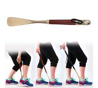 Garosa Cuerno de Metal con Cabeza de León, Levantador de Zapatos de Largo de Haya y Latón Importado con Diseño Antideslizante, Tamaño Universal para Usar Fácilmente Tacones Altos y Zapatos de Cuero