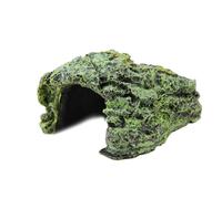 Garosa Cueva de Piedra para Tortugas de Agua y Tierra - Refugio y Ocultación en Terrario Adorno para Reptiles y Tortugas