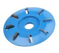 Garosa Disco de Tallado de Madera de 8 Dientes, Fresa de 8 Dientes, Disco de Amolado para Carpintería para Amoladora Angular con Aleación YG8, Alta Dureza y Resistencia Al desgaste.