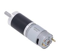 Garosa Disipación de Fuego Rápido Motor de CC Cepillado Bajo Ruido Pequeño Motor CC Cepillado Pequeño para Maquinaria, Alta Eficiencia para Equipos (111RPM)
