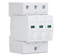 Garosa Dispositivo de Protección contra Sobretensiones Protector contra Sobretensiones para PC 3P 385V 80kA Respuesta Rápida 2.2kV Indicación de Falla para Instalación de Riel de Panel de Casa (3P