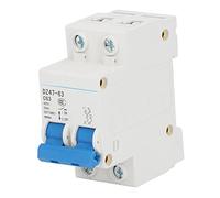 Garosa Disyuntor 2P Pa66 Disyuntor en Miniatura de Montaje en Carril DIN 63A AC 400V Protector de Cortocircuito 4500A 6000A para Cajas de Distribución Paneles Electricistas