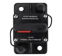 Garosa Disyuntor de Audio para Automóvil, Dispositivo en Línea de Reinicio Manual, Protección contra Sobrecorriente, 100 A, DC12 V-42 V, para Sistemas de Audio para Automóvil (200A)