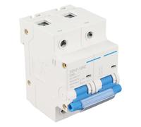 Garosa Disyuntor de CC PC Disyuntor en Miniatura Plateado DC1000V 10KA 36 Mm Protección contra Sobrecarga de Riel DIN para Sistemas de Baterías de Energía Solar y Paneles Eléctricos (80A)