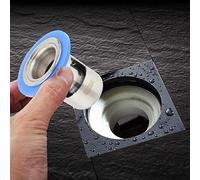 Garosa Drenaje del Piso de La Ducha de Acero Inoxidable con Núcleo de Drenaje Engrosado Cubierta Interna del Desodorante, Creando Un Ambiente de Baño Limpio(Medium304 Short)