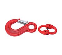 Garosa Eslinga de Ojo de Gancho Deslizante, Acero de Molibdeno 35, Gancho de Elevación Resistente 2T para Operaciones de Grúa y Remolque