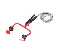 Garosa Estación Lavaojos Montada en Grifo, Acero Inoxidable PP 304, Unidad de Lavado de Ojos de Emergencia de Doble Puerto para Uso Industrial, Fácil Instalación y Rendimiento Confiable