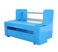 Garosa Estante de Almacenamiento de Destornilladores, Soporte Organizador de Plástico de Gran Capacidad con 4 Cajas de Almacenamiento para Ordenar el Espacio de Trabajo, Soporte de Herramientas de