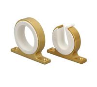 Garosa Estante Horizontal para Caña de Pescar, 2 uds., Soporte de Aluminio para Montaje en Barco con Anillo de Bloqueo para Barcos, Camiones, Vehículos Recreativos, Organización Segura Que Ahorra