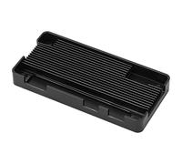 Garosa Estuche para Estuche de Enfriamiento de Aleación de Aluminio Carcasa Protectora Negra Diseño de Disipación de Calor para Zero 2 W Configuración de Escritorio Usuarios Electrónicos