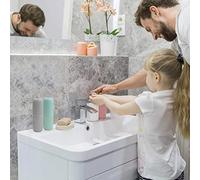 Garosa Estuche para Taza de Cepillo de Dientes, Contenedor de Plástico Portátil Multifuncional para Almacenamiento de Cepillos de Dientes, Ideal para Viajes y Acampadas