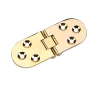 Garosa Flip Bisagra para Máquina de Coser y Muebles, Bisagras de Respaldo 180°, Bandeja Mayordomo Plegable Metal Aleación Zinc 80x30x2,2 mm (Oro)