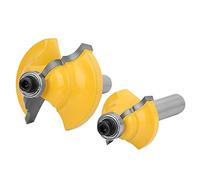 Garosa Fresa Broca para Enrutador de Chaflán para Carpintería con Vástago de 8 Mm, Cabezal de Corte de Aleación YG8 y Cuerpo de Acero Al Carbono 45# para un Recorte Preciso en el Modelado de