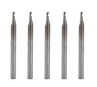 Garosa Fresa de Carburo de Tungsteno para Router CNC, Vástago de 3.175 Mm, | Fresa de extremo de flauta única, profundidad de corte de 3 mm, borde rectificado como espejo, para grabar madera acrílica