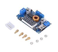 Garosa Fuente de Alimentación Módulo Reductor Placa Convertidora de Voltaje de Corriente Constante Interfaz USB 5A Entrada de 5 V a 36 V Salida de 1,25 a 32 para Carga de Batería Controlador LED
