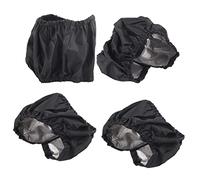 Garosa Funda para Rueda de Cochecito de Bebé, Protector de Ruedas de Cochecito de Tela Oxford Impermeable a Prueba de Polvo con Cierre de (Tamaño pequeño (paquete individual))