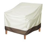 Garosa Fundas para Sillas de Patio, 80x85x91,5 Cm, Resistentes Al Polvo, Tela Oxford Resistente, Muebles de Jardín para Césped Al Aire Libre, sofá de Mimbre para Jardín, Mesa Exterior (Beige con