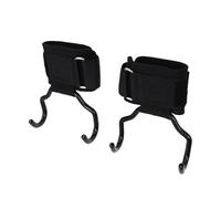 Garosa Ganchos para Levantamiento de Pesas Agarre de Goma Antideslizante Ajustable Correas de Muñeca de Capacidad de 330 Lb con Capa de Algodón Ensanchada para Entrenamiento de Fuerza