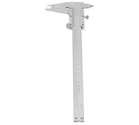 Garosa Garosa Escala Vernier, Herramienta de Calibre Micrométrico de Acero con Alto Contenido de Carbono, Medición de 0 a 300 Mm para Piezas de Trabajo (0-300MM) (0-200MM)