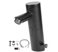 Garosa Grifo de Agua con Sensor G1 / 2, Negro Antiguo automático sin Contacto Mezclador de frío Caliente Palanca de Control de Temperatura grifos de Lavabo para baño Cocina,Grifo de Lavabo
