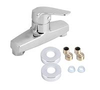 Garosa Grifo de Baño Grifo de Ducha Mezclador de Agua Fría Y Caliente Aleación de Zinc Bañera de Baño Grifo de una Manija Montado en la Pared Válvula de Ducha de Baño Grifo Mezclador,ducha