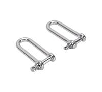 Garosa Grillete en D Largo, Pasador de Tornillo de Acero Inoxidable 304 de 12 Mm X 45 Mm (6mm 33g)