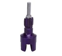Garosa Herramienta de Roscado de Tuberías Interna Externa Integrada, Kit de Roscado de Tuberías de PVC de Acero de Aleación 40Cr con Troqueles de 1/2 y 3/4 para Reparación del Hogar