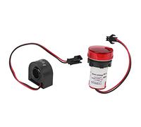 Garosa Indicador de Corriente de Voltaje, Material ABS, Pantalla Brillante para Mediciones Eléctricas AC50-500V 0-100A, Ideal para Mantenimiento de Equipos Eléctricos (rojo)