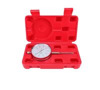 Garosa Indicador de Cuadrante 0 50 Mm Rango 0,01 Mm Precisión Mecánico A Prueba de Herrumbre Resistente Al Desgaste con Sonda Reemplazable M2.5 y Perilla de Bloqueo para Carpintería