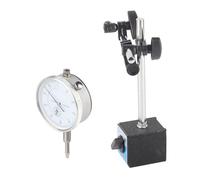 Garosa Indicador de Cuadrante de 0-10 Mm, Herramienta de Medición de Precisión con Base Magnética, Precisión de 0,01 Mm para Maquinistas e Ingenieros