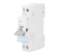 Garosa Interruptor de Aislamiento de 1 Polo 63A Fuente de Alimentación Dual AC230V Disyuntor de Montaje en Carril DIN para Generador Doméstico Panel Solar Apagado Principal