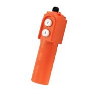 Garosa Interruptor de Botón Pulsador de Grúa de Polipasto Eléctrico, Interruptor de Botón Pulsador de Polipasto de Latón ABS 220 V, Control Impermeable hacia Arriba y Abajo, para Usuarios de Puertas