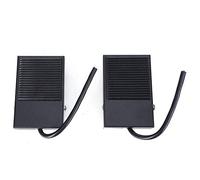 Garosa Interruptor de Pedal TFS-1, 2 Piezas con Cable de 24 cm, 250V 10A, para Máquinas Herramienta CNC e Industriales, Reinicio Automático