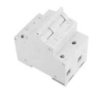 Garosa Interruptor de Transferencia Manual Doble Potencia 80A 2P Montaje en Riel DIN Interruptor de Manual para Casas Rodantes Generadores Material de PC Contactos Plateados Mecanismo de Bloqueo