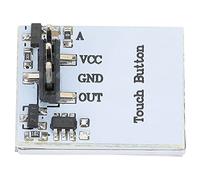 Garosa Interruptor Táctil Capacitivo, sin Desgaste Mecánico, Interruptor Táctil, Diseño Personalizable, Toque Sensible para el Control de Retransmisión (Rojo)