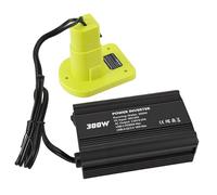 Garosa Inversor de Corriente de 300 W, Convertidor de CC a CA Ligero y Duradero para Acampar y Viajar con 2 Salidas de CA Puertos USB