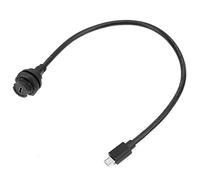 Garosa IP68 Conector USB a Prueba de Agua USB USB Cable de Extensión de Conector Masculino Hembra 30V 1.5A Bloqueo de Hebilla para Lámparas de Equipos para Exteriores Equipo IoT (1M)