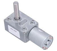 Garosa Jgy-370 Motorreductor De Engranaje Helicoidal Industrial, Motor Dc12V 23Rpm con Eje Roscado M8, Motor De Baja Velocidad Autoblocante para Automatización Y Transmisión