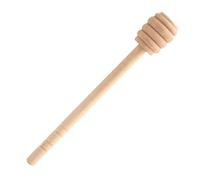 Garosa Juego de 50 Uds de Cuchara de Madera para Miel, Mini Dispensador de Mermelada, Varilla Agitadora, Palo de Madera Natural para Tarro de Miel, Mermelada, café, té, (Liuyun ranurado 15CM)