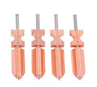 Garosa Juego de Boquillas Hotend Totalmente Metálicas para Impresora 3D 0,25 Mm 0,4 Mm 0,6 0,8 Boquillas Desmontables Rápidas con Disipador de Calor Mejorado Bloque de Cobre para