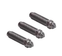 Garosa Juego de Boquillas para Impresora 3D de 0,4 Mm, 3 Piezas de Boquillas Hotend de Acero Endurecido para Impresión de Alta Precisión