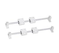 Garosa Juego de Guías de Rodamiento Lineal, Acero Al Carbono GCr15, Riel Estable y Soporte de Precisión para Piezas CNC y Uso de Maquinaria de Impresión (10-350)