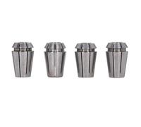 Garosa Juego de Pinzas Portabrocas con Resorte de Acero con Alto Contenido de Carbono 4 Piezas Agarre de 4 Mordazas D12x9 D11x9 D11.2x9 D10x8 para Maquinistas de Taller de Fresadoras de Torno CNC