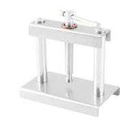 Garosa Juego de Prensa de Reloj, Herramienta de Metal con 12 Matrices, Reparación Confiable de Relojes para Uso Doméstico, Herramienta de Respaldo de Relojes Mecánicos (con 12 Troqueles)