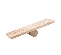 Garosa Juguetes para Hámster Juguete de Madera Natural con Balancín y Plataforma de Escalada para Ejercicio y Juego para Ardilla Rata Cobaya