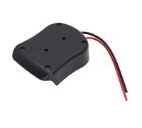 Garosa Kit Convertidor de Adaptador de Batería Conector de Alimentación de Cobre ABS Base de Cable de 12 AWG con Fusible de Interruptor para Baterías de Iones de Litio de 18 V 14,4 V Fuente de